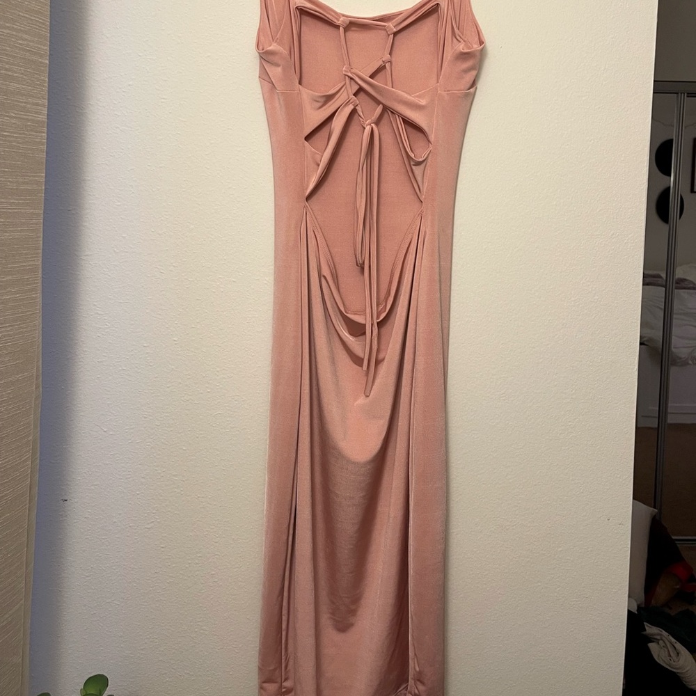 Pink Midi Dress